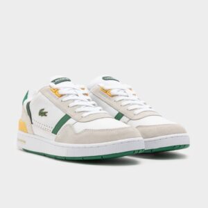 Alternative view of Lacoste Men's T-Clip Sneakers "White/green/yellow"