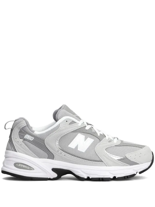 New Balance 530 suede low-top sneakers light grey/white