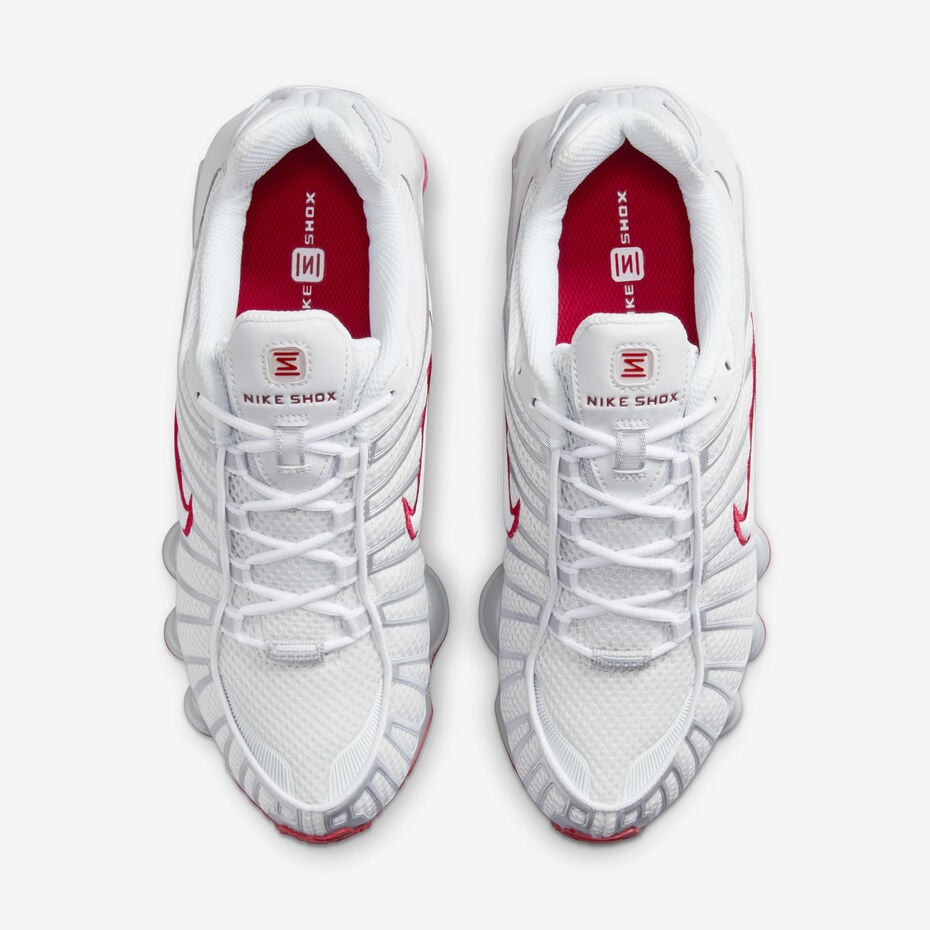 Nike Shox "Platinum Tint / Gym Red" - Image 2