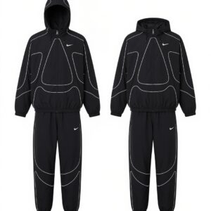 Nike x Corteiz NRG tracksuit Black and White
