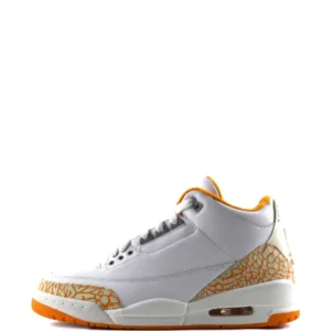 Alternative view of Air Jordan 3 Retro 'White and Orange Peel'